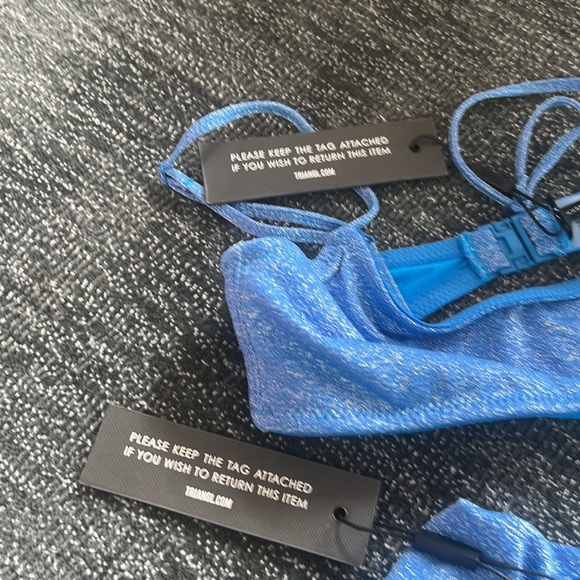 TRIANGL Mica marine sparkle.  XXS. Brand new never worn. - Picture 7 of 9